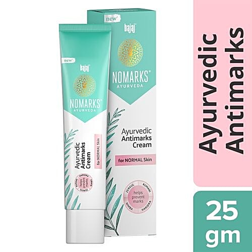Bajaj Nomarks - Ayurvedic Antimarks Cream For Normal Skin, 25 g  