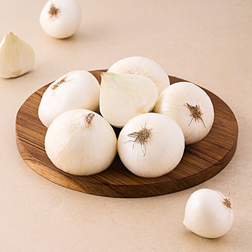 fresho! Onion - White (Loose), 250 g  