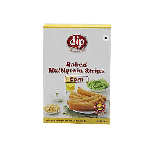 Dip Baked Multi Grain Strips - Corn, 100 g  