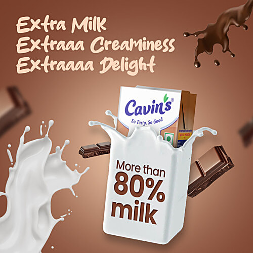 Cavins Milkshake - Chocolate, 200 ml Tetra Pack 