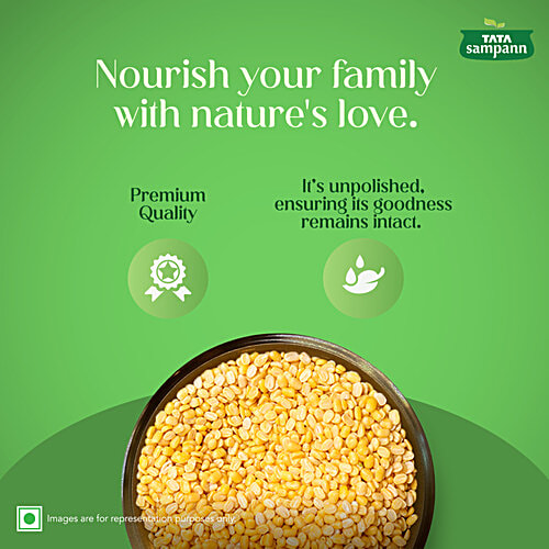 Tata Sampann Unpolished Moong Dal, 500 g