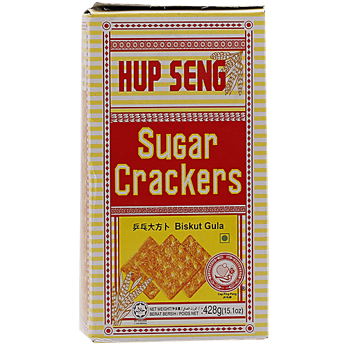 Hup Seng Sugar Crackers, 428 g Box 