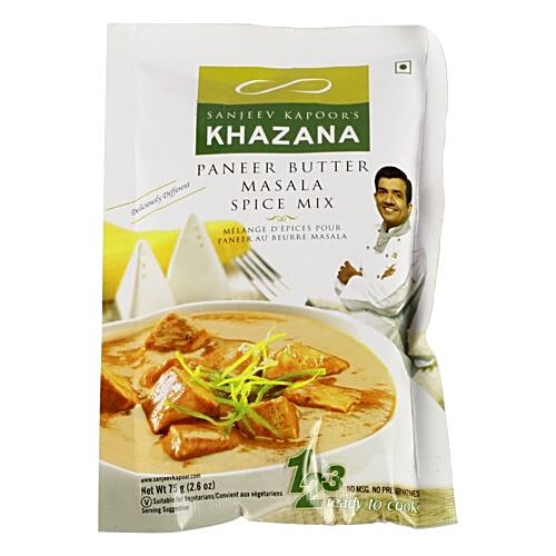 Buy Sanjeev Kapoors Khazana Ready To Cook Paneer Butter Masala 75 Gm