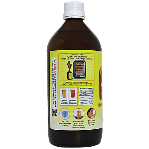 Dr. Patkars Apple Cider Vinegar With Mother, 500 ml  