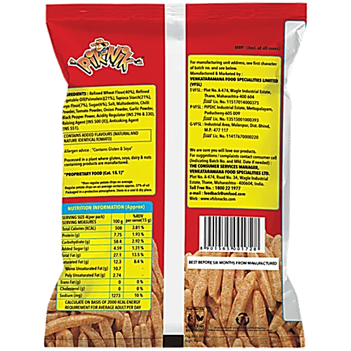 Piknik Classic Tomato Chilli Chips, 60 g  