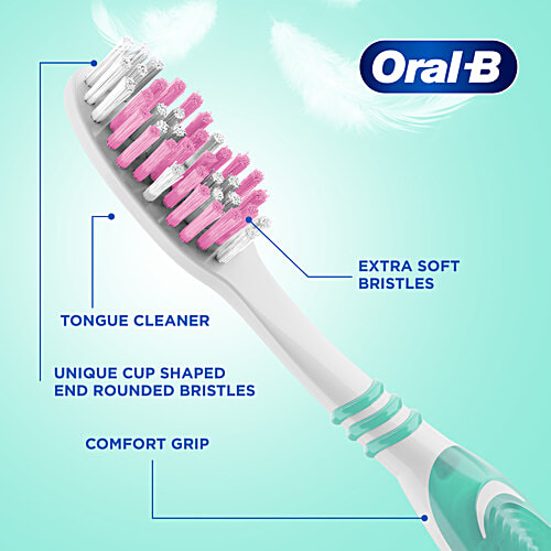Oral-B Sensitive & Gums Pro Clean Tooth Brush, 4 pcs  \
