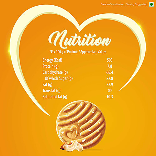 Sunfeast Mom's Magic Cashew Almond Cookies, 51.1 g Baked Cookies