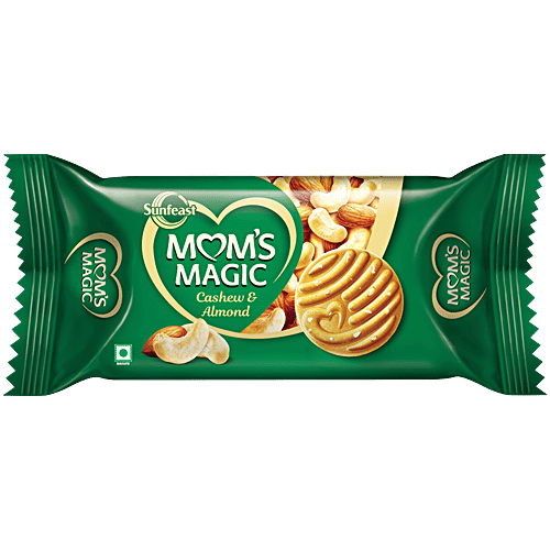 Sunfeast Mom's Magic Cashew Almond Cookies, 51.1 g Baked Cookies
