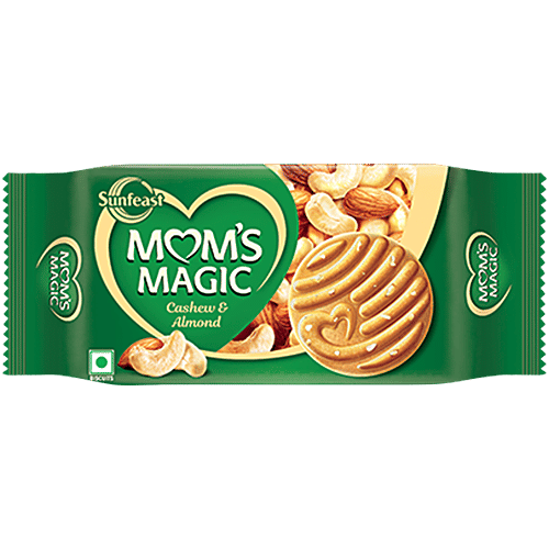 Sunfeast Mom's Magic Cashew & Almond Biscuits, 189 g  