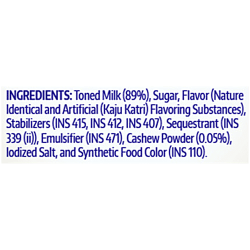 Cavins Kaju Butterscotch Milkshake - With Zinc, Vitamin A & D Added, Immunity Booster, 180 ml Tetra Pak Zinc, Vitamin A & D Added, No Added Preservatives
