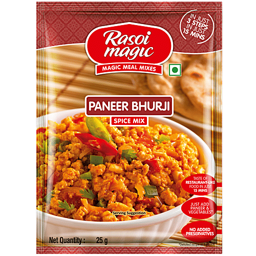 Rasoi Magic Spice Mix - Paneer Bhurji, 25 g  No Added Preservatives