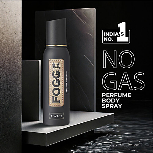 Fogg Absolute, No Gas Perfume Body Spray For Men, Long Lasting Deodorant, 150 ml