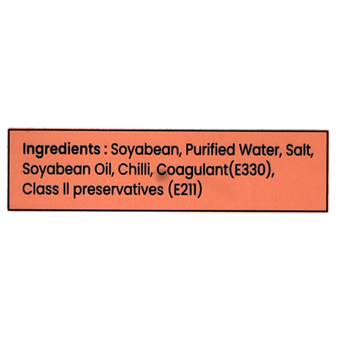 Soyfit Tofu Chilly Soya Paneer, 200 g  No Cholesterol, No Trans Fat