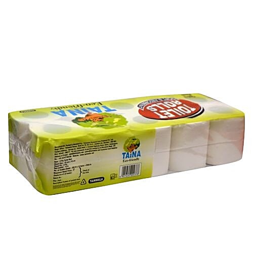 Taina Tissue Roll - Bathroom 2 Ply, 285 Sheets Pack of 10 