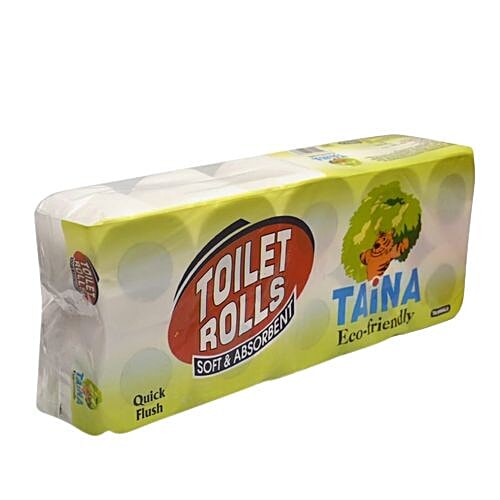 Taina Tissue Roll - Bathroom 2 Ply, 285 Sheets Pack of 10 