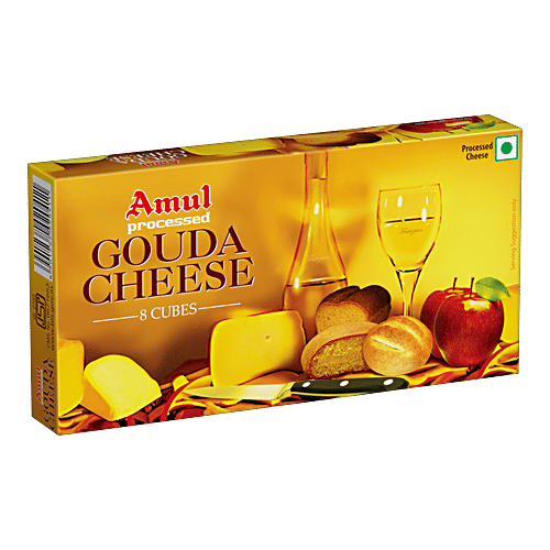 Buy Amul Processed Cheese Gouda 8 Pcs Online At Best Price of Rs 159