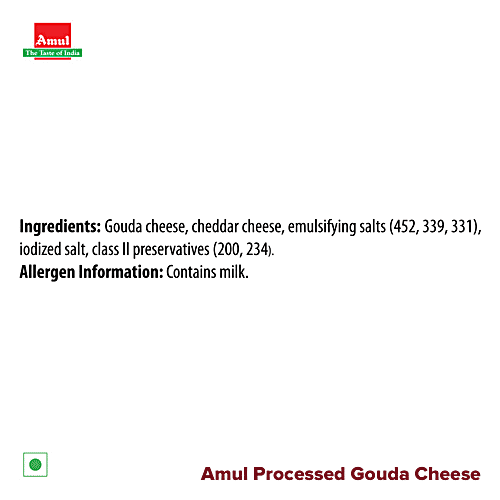 Buy Amul Processed Cheese Gouda 8 Pcs Online At Best Price of Rs 159