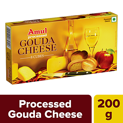Buy Amul Processed Cheese Gouda 8 Pcs Online At Best Price of Rs 159