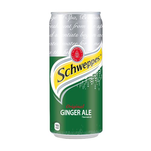 Schweppes Soda - Original Ginger Ale, 300 ml Can 