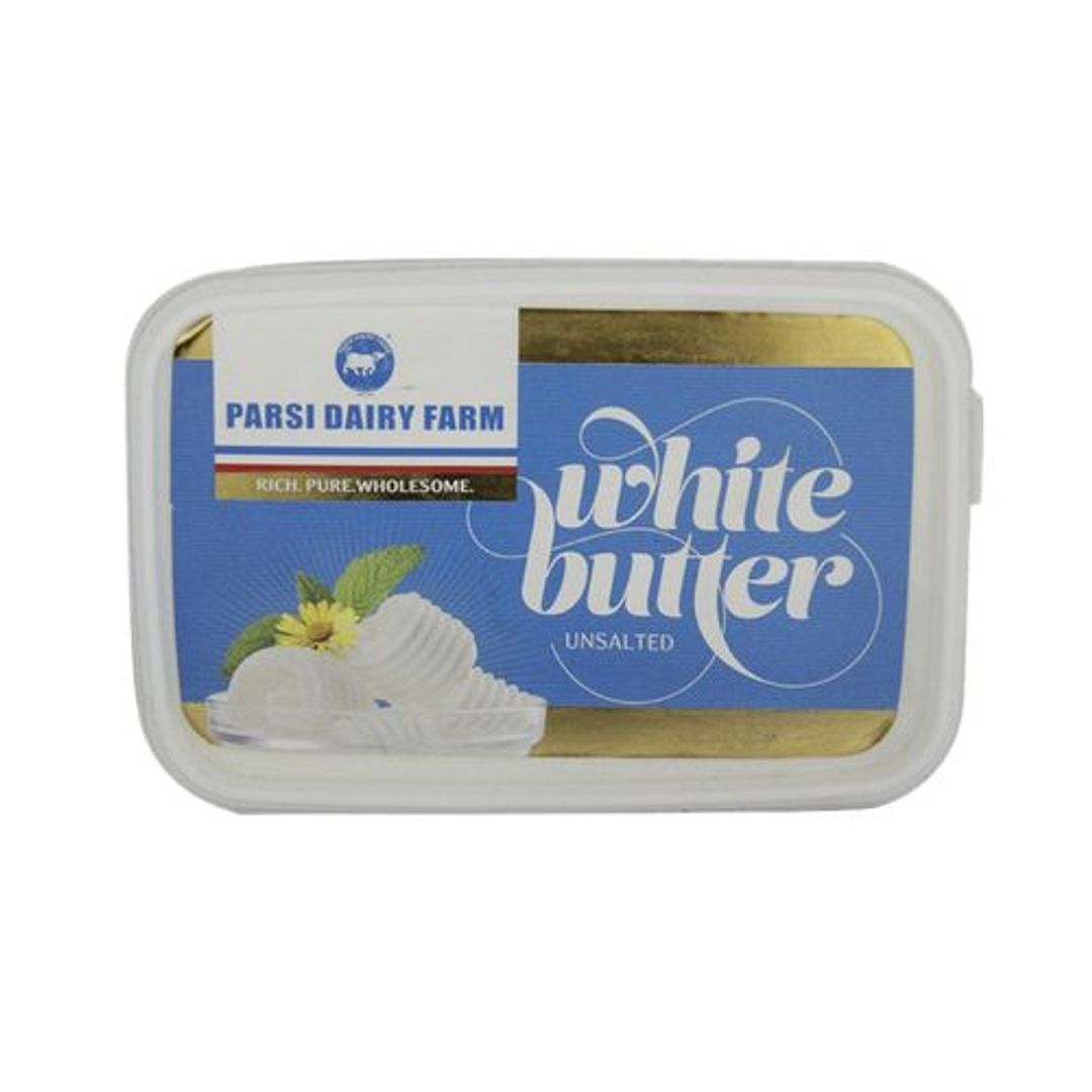 Parsi Dairy Farm White Butter - Unsalted, 500 g Box