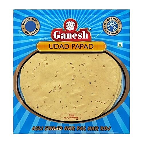 Ganesh Papad - Udad, 180 g Pouch Zero Cholesterol