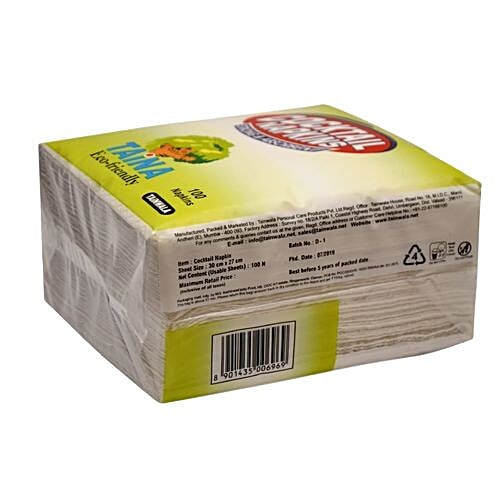 Taina Napkins - Cocktail, 100 Sheets  