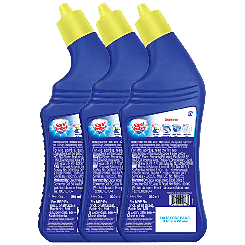 Buy SANIFRESH Liquid Toilet Cleaner, Advanced Thicker Formulation