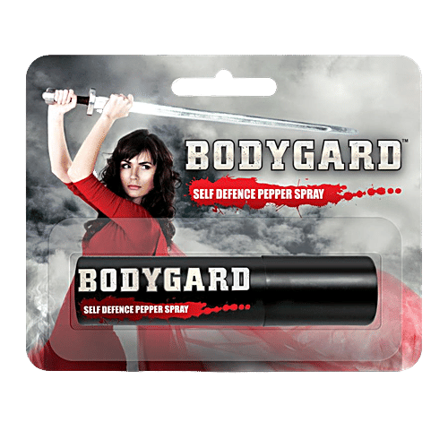 Bodygard India's No.1 Self Defence Pepper Spray - Fits In Hand, Easy To Use, 12 g