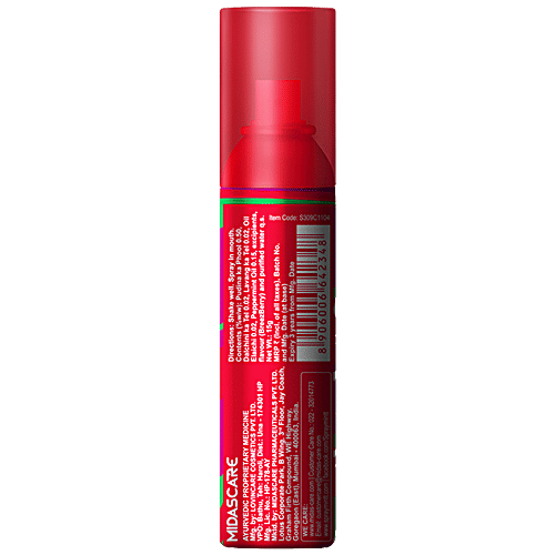 Spraymintt Mouth Freshener - BreezBerry Flavour, Long Lasting Freshness, 15 g Pouch Zero Calories, Germ Free