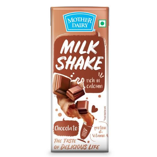 Buy Mother Dairy Milk Shake Chocolate 200 Ml Carton Online At Best ...