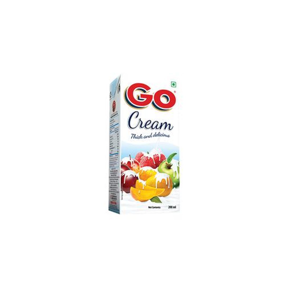 Go  Cream - Fresh, 200 ml Carton