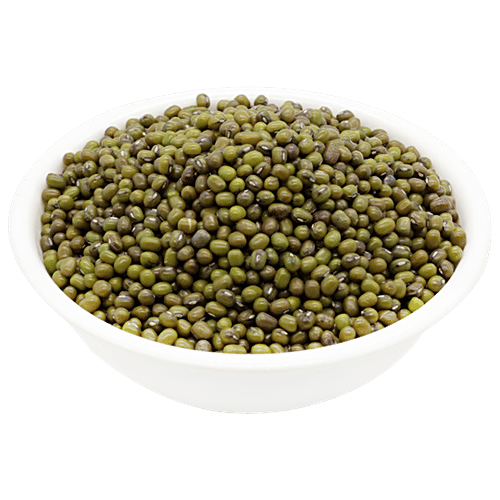 bb Popular Moong - Green, Whole/Sabut, 500 g Pouch 