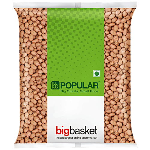 bb Popular Peanuts/China Badam - Raw, 500 g Pouch 