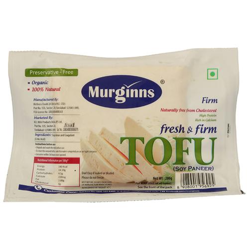 Murginns Organic Tofu - Soy Paneer, 200 g  