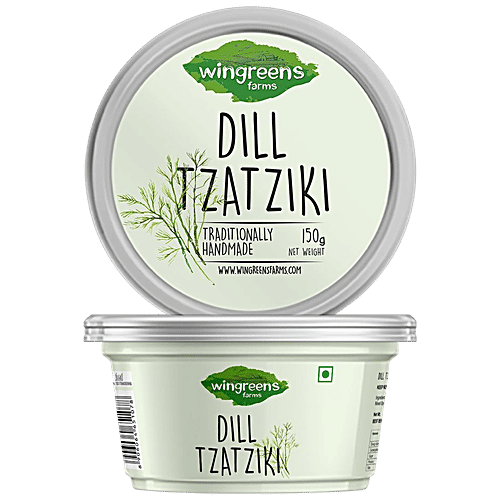 Buy Wingreens Farms Dill Tzatziki 150 gm Online at Best Price. of Rs