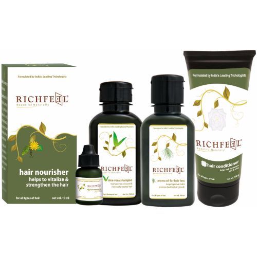 Buy Richfeel Hair Loss Reduction Kit - For All Types Of Hair Online at Best  Price of Rs 1004 - bigbasket