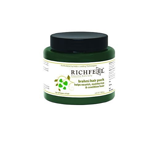 Richfeel Hair Pack - Brahmi, 500 g  