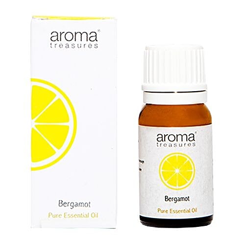 Aroma Treasures Bergamot Essentail Oil - 100% Pure & Natural, 10 ml  