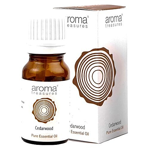 Aroma Treasures Cedarwood Essential Oil - 100% Pure & Natural, 10 ml  