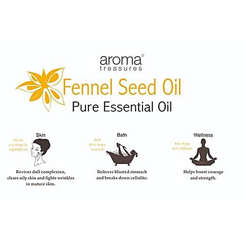 Buy Aroma Treasures Skin Oil Fennel Seed 10 Ml Online at the Best Price