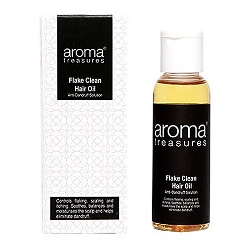 Aroma Treasures Flake Clean Hair Oil - Anti Dandruff Solution, 50 ml  
