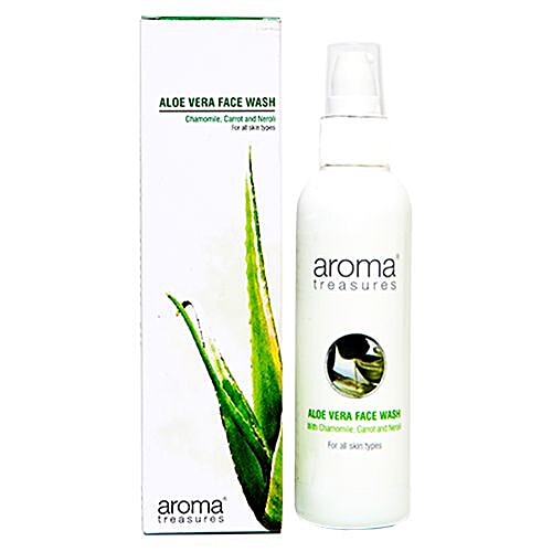 Buy Aroma Treasures Aloe Vera Face Wash For All Skin Types Online at