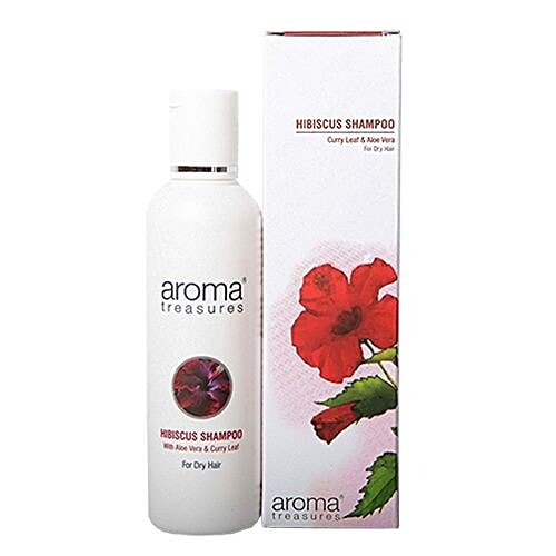Aroma Treasures Hibiscus Shampoo - For Dry Hair, 100 ml  