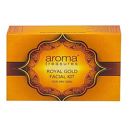 Buy Aroma Treasures Royal Gold Facial Kit For Dry Skin Single Time