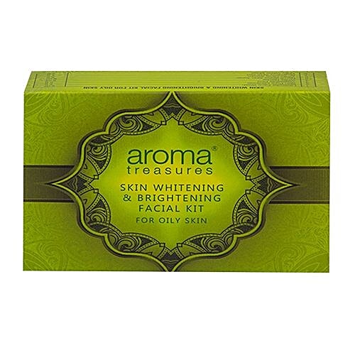 Buy Aroma Treasures Facial Kit Skin Whitening Brightening For Oily Skin