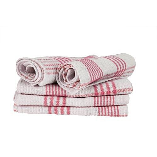Blor Kitchen Towel - Tulips Red, 5 pcs  