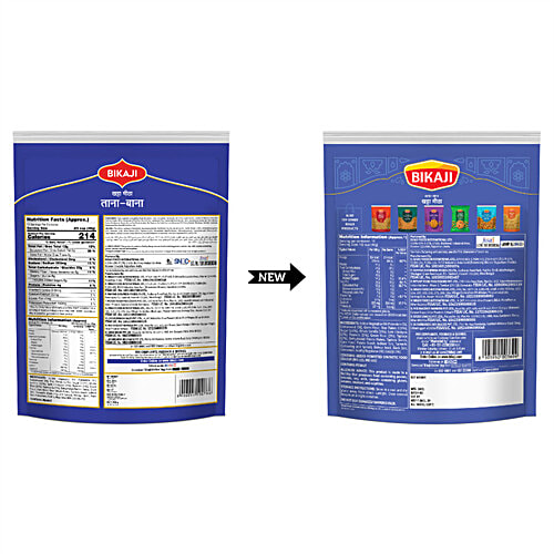 Bikaji Namkeen - Khatta Meetha, Tana Bana, 400 g Pouch 