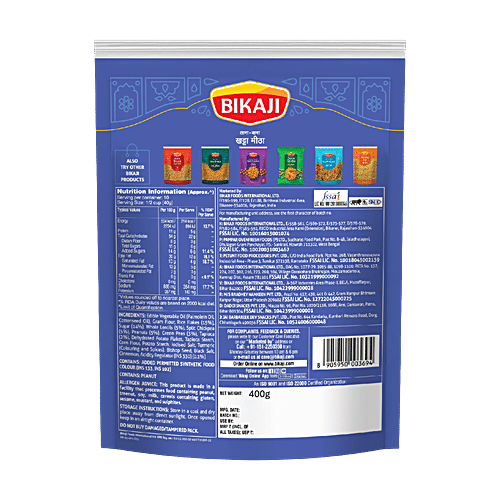 Bikaji Namkeen - Khatta Meetha, Tana Bana, 400 g Pouch 