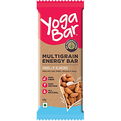 Yoga bar Multigrain Energy Bar - Vanilla Almond, 38 g  