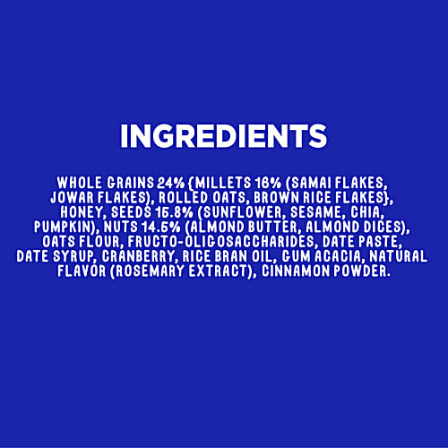 Yoga Bar Nuts & Seeds Multigrain Energy Bar, 38 g  High Fibre
 High Protein
 All Natural